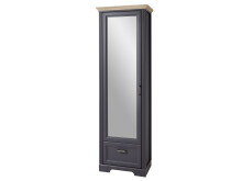 Garderobenschrank >Jasmin< in Antik - 65x204x41cm...