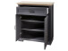 Schuhschrank >Jasmin< in Graphit - 93x102x41cm (BxHxT)