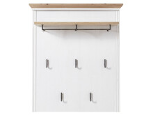 Garderobenpaneel >Jasmin< in Pinie-Hell - 93x107x30cm (BxHxT)