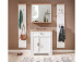 Wandspiegel >Jasmin< in Pinie-Hell - 93x83x15cm (BxHxT)