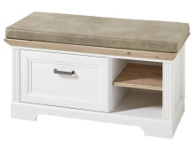 Sitzbank >Jasmin< in Pinie hell - 93x49x41cm (BxHxT)