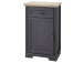 Garderoben-Set >Jasmin< in Graphit aus Metall - 281x204x41cm (BxHxT)
