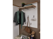 Garderoben-Set >Jasmin< in Pinie-Hell - 280x204x41cm (BxHxT)