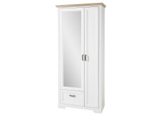 Garderoben-Set >Jasmin< in Pinie Hell - 281x204x41cm (BxHxT)