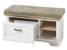 Garderoben-Set >Jasmin< in Pinie Hell - 281x204x41cm (BxHxT)