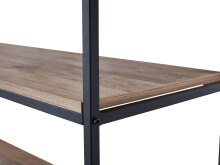 Regal >Roger< in Used Style Mix Nachbildung aus Metall - 138x192x35cm (BxHxT)