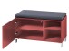 Sitzbank >Redditch< in Rot aus Kunststoff - 80x48x39cm (BxHxT)
