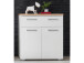 Schuhschrank >Greifswald< in Weiß - 78x85x38cm (BxHxT)