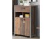 Schuhschrank >Celon< in Old Wood Vintage - 67x105,5x41,6cm (BxHxT)