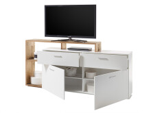 TV-Board >Natalie< in Weiß - 210x105x40cm (BxHxT)