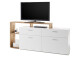 TV-Board >Natalie< in Weiß - 210x105x40cm (BxHxT)