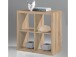 Raumteiler >Portia< in Sonoma-Eiche - 77x77x38cm (BxHxT)