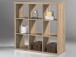 Raumteiler >Portia< in Sonoma-Eiche - 112x112x38cm (BxHxT)