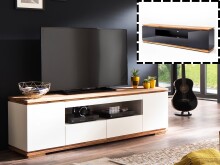 TV-Board >Charleston I< in Asteiche aus Massivholz...