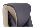 Chefsessel >Rayleigh< in Schwarz Beige aus Metall - 78x116x79cm (BxHxT)