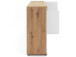 Sideboard >Jacklin< in Artisan Eiche Weiß - 160x85x35cm (BxHxT)
