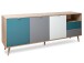 Sideboard >Visby< in Sonoma-Eiche - 180x71x40cm (BxHxT)