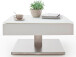 Couchtisch >Marcie< in Weiß matt aus MDF - 75x38x75cm (BxHxT)