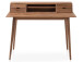 Schreibtisch >Mildura< in Asteiche aus Massivholz - 110x90x58cm (BxHxT)