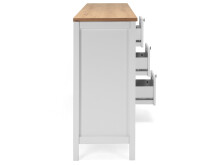 Sideboard >Batley I< in Weiß - 180x90x40cm (BxHxT)