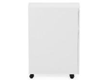 Rollcontainer >Ravenna I< in Weiß/Matt - 44x73x52cm (BxHxT)