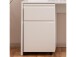 Rollcontainer >Ravenna I< in Weiß/Matt - 44x73x52cm (BxHxT)