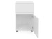 Rollcontainer >Ravenna I< in Weiß/Matt - 44x73x52cm (BxHxT)
