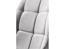 Esszimmerstuhl >Tivoli< (4-er Set) in Grau aus Metall - 50x83x60cm (BxHxT)