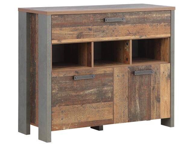 Kommode >Celon< in Old Wood Vintage - 106.7x86.3x41.6cm (BxHxT)