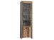 Wohnwand in Schwarz aus Glas - 330,4x204,7x52,3cm (BxHxT)