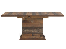 Esstisch >Celon< ausziehbar bis 200cm in Old Wood Vintage - 160/200x76.6x90cm (BxHxT)