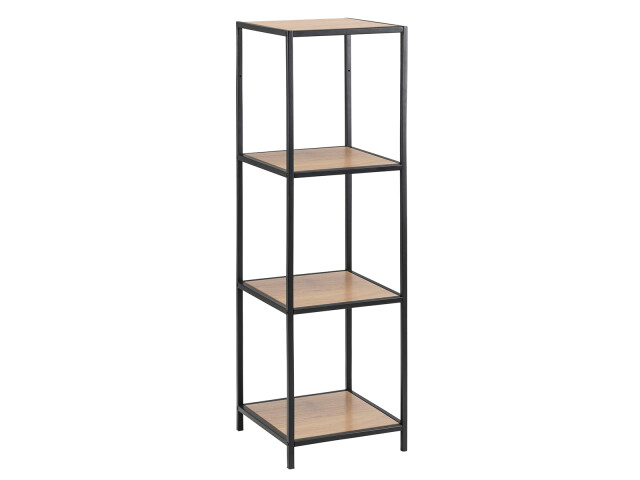 Hängeregal >Carney< in Wildeiche aus Metall - 37x108x24cm (BxHxT)