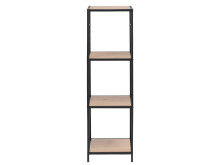 Hängeregal >Carney< in Wildeiche aus Metall - 37x108x24cm (BxHxT)