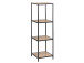 Hängeregal >Carney< in Wildeiche aus Metall - 37x108x24cm (BxHxT)