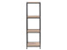 Hängeregal >Carney< in Wildeiche aus Metall - 37x108x24cm (BxHxT)