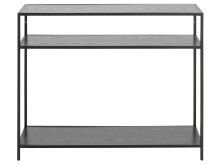 Konsolentisch >Carney< in Schwarz/matt aus Metall -...