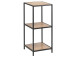 Regal >Carney< in Wildeiche aus Metall - 37x82,5x35cm (BxHxT)