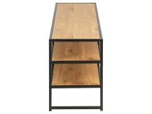 TV-Board >Carney< in Wildeiche aus Metall - 120x46x33cm (BxHxT)