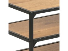TV-Board >Carney< in Wildeiche aus Metall - 120x46x33cm (BxHxT)