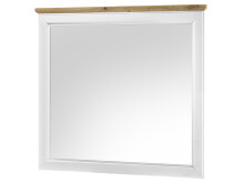 Wandspiegel >Tomlin< in Weiß - 98x91x3,5cm (BxHxT)