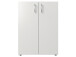 Aktenschrank >Trio< in Weiß - 57x77x34,5cm (BxHxT)