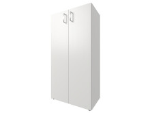 Aktenschrank >Trio< in Weiß - 57x113x34,5cm...