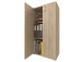 Aktenschrank >Trio< in Sonoma-Eiche - 57x113x34,5cm (BxHxT)