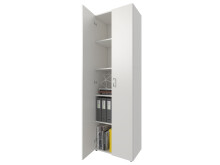 Aktenschrank >Trio< in Weiß - 57x186,5x34,5cm (BxHxT)