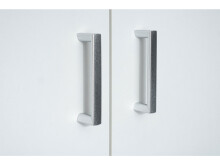 Aktenschrank >Trio< in Weiß - 57x186,5x34,5cm (BxHxT)
