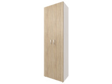 Aktenschrank >Trio< in Weiß / Sonoma-Eiche -...