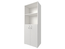 Aktenschrank >Trio< in Weiß - 57x154x34,5cm (BxHxT)
