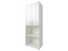 Aktenschrank >Trio< in Weiß - 57x154x34,5cm (BxHxT)