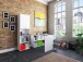 Aktenschrank >Trio< in Weiß - 57x190x34,5cm (BxHxT)