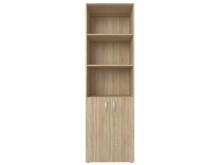 Aktenschrank >Trio< in Sonoma-Eiche - 57x190x34,5cm (BxHxT)